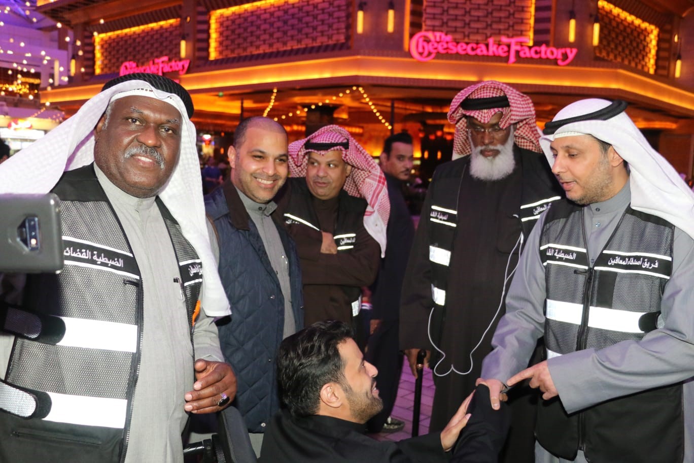 The participation of the Friends of Disabled Team