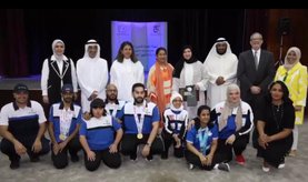 Honoring the champions of the Kuwait national team for intellectual disabilities - Al Tomooh Sports Club