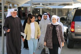 The visit of the Minister of Social Affairs to the headquarters of the General Authority for People with Disabilities