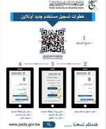 Steps to register a new online user